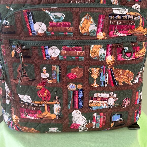 VERA BRADLEY HARRY POTTER BANCROFT BACKPACK:NWT HOGWARTS LIBRARY BAG#4 main image 10